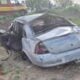 Carro capotou na BR-235, sentido Pedro Afonso - Divulgação/Corpo de Bombeiros