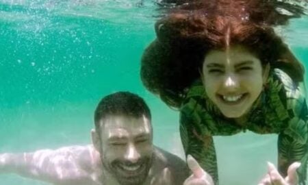 Cauã Reymond ao lado de Sofia - Reprodução/Instagram