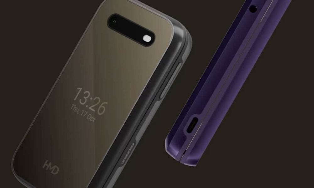 HMD lança celular de flip para idosos com assistente de IA