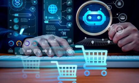Conceito de comércio eletrônico AI - echa Tungateja/ istockphoto.com