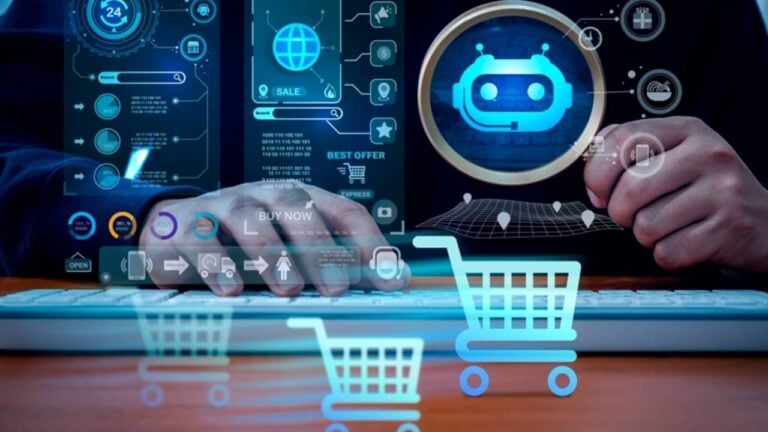 Conceito de comércio eletrônico AI - echa Tungateja/ istockphoto.com
