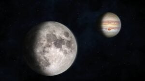 Conjunção Lua e Júpiter - buradaki/ istockphoto.com