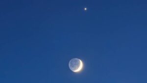 Conjunção Lua e Vênus - Patryk_Kosmider/ istockphoto.com