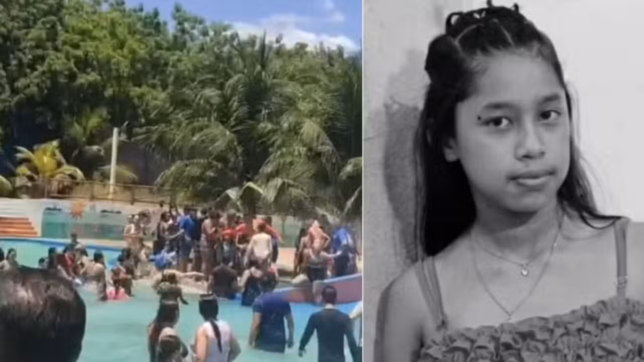 Criança de 10 anos morreu após se afogar em parque aquático no interior do Ceará - Jardel Pessoa - Reprodução