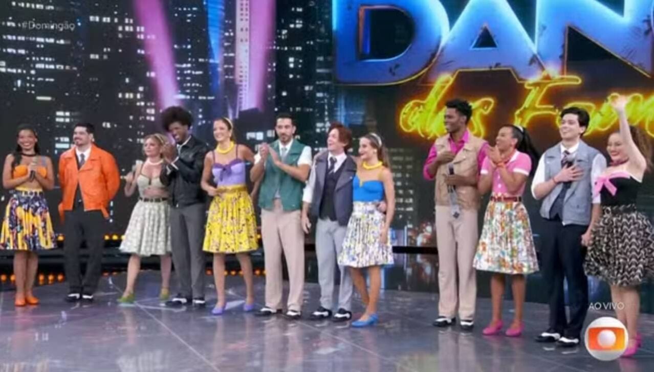 Dança dos Famosos: participantes se apresentam em dia de rock - Reprodução/Facebook