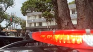 Delegacia de plantão onde funciona a Central da Polícia Judiciária de São José - TV Vanguarda