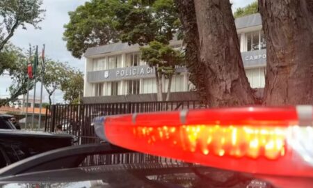 Delegacia de plantão onde funciona a Central da Polícia Judiciária de São José - TV Vanguarda