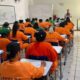 Detentas durante provas do Encceja - Agepen/Divulgação