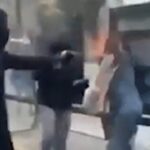 dolescente que disparou spray de fogo no rosto de mulher - Internet