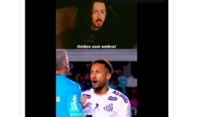 Dublagem Santos x Flamengo - Reprodução