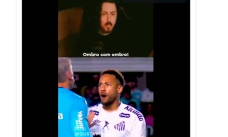 Dublagem Santos x Flamengo - Reprodução
