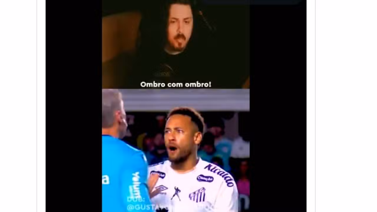Dublagem Santos x Flamengo - Reprodução