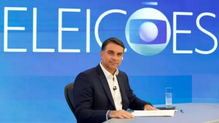 Entrevista de Flávio Bolsonaro na Globo - Globo/ Manoella Mello