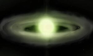 estrela verde WDJ1330+6435 - Reprodução/X/Twitter