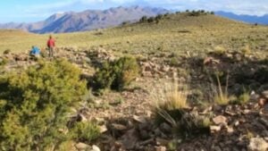 Estrutura de pedras na cordilheira do Tigre, em Mendoza, - Divulgação/Los Andes