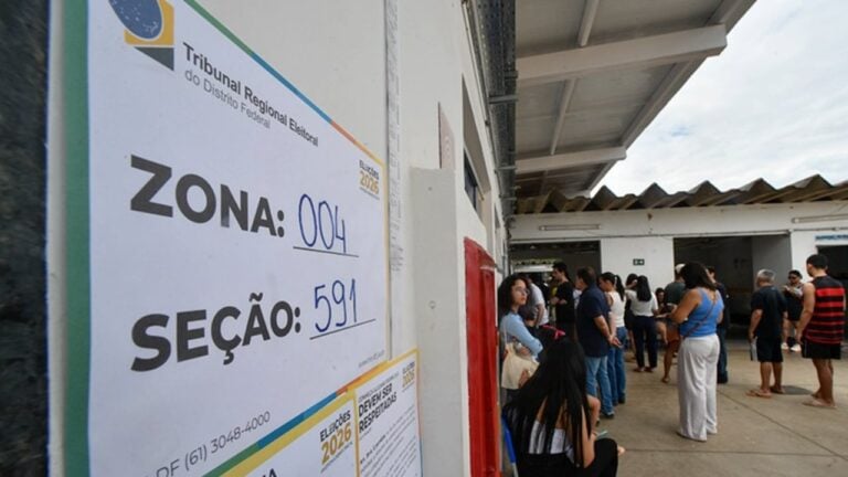 Fila em uma seção eleitoral - Leopoldo Silva/Agência Senado