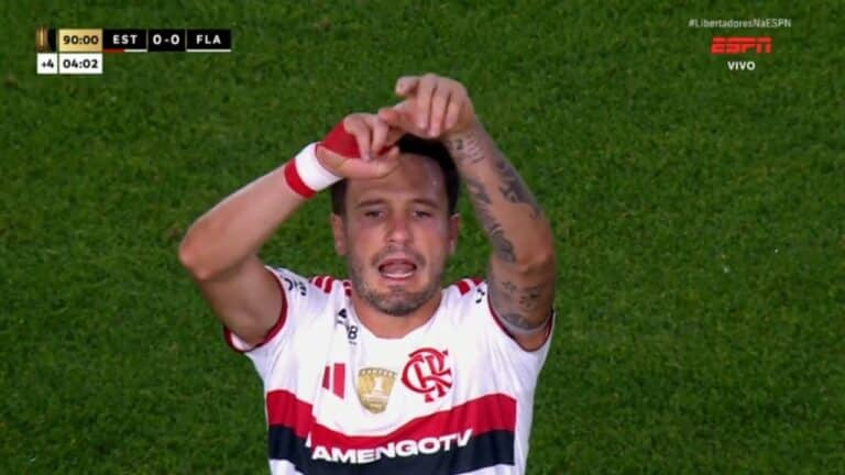 Flamengo x Estudiantes empatados - ESPN