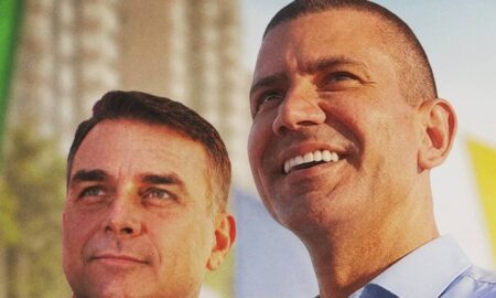 Flavio Bolsonaro e Douglas Ruas - Reprodução/Instagram