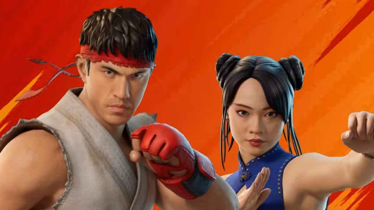 Fortnite com skin de Street Fighter - Instagram