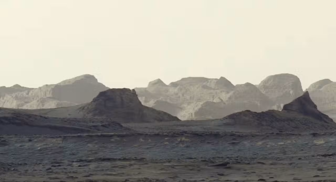 Foto panorâmica foi formada a partir de seis imagens individuais capturadas pelo Curiosity - NASA/JPL-Caltech/MSSS/Divulgação