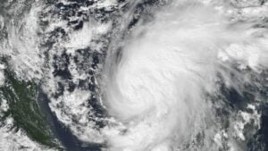 Furacão Isaias na Baía de Campeche - Reprodução / NOAA