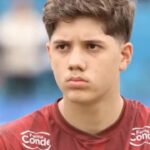Goleiro Miguel Meneses, da equipe sub-15 do São José - Divulgação/São José EC