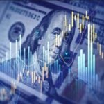 Gráfico financeiro, dólar, ação - Miha Creative/shutterstock.com