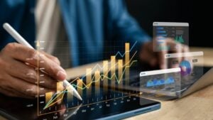 Gráfico Financeiro, finanças - MMD Creative/shutterstock.com