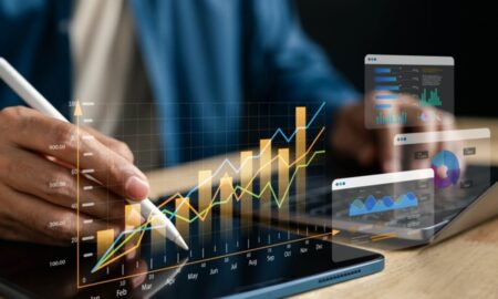 Gráfico Financeiro, finanças - MMD Creative/shutterstock.com