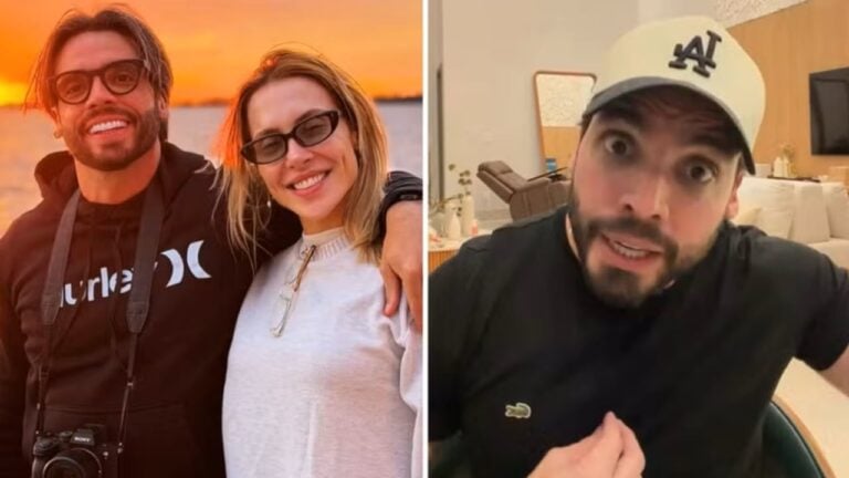 iago Vieira e Isabella Mayeski anunciaram a separação nesta sexta-feira (9) - Instagram de Tiago Vieira