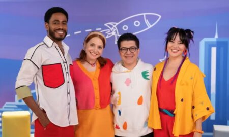 Ícaro Silva, Letícia Colin, Paulo Mathias Jr. e Geovanna Tominaga - Globo
