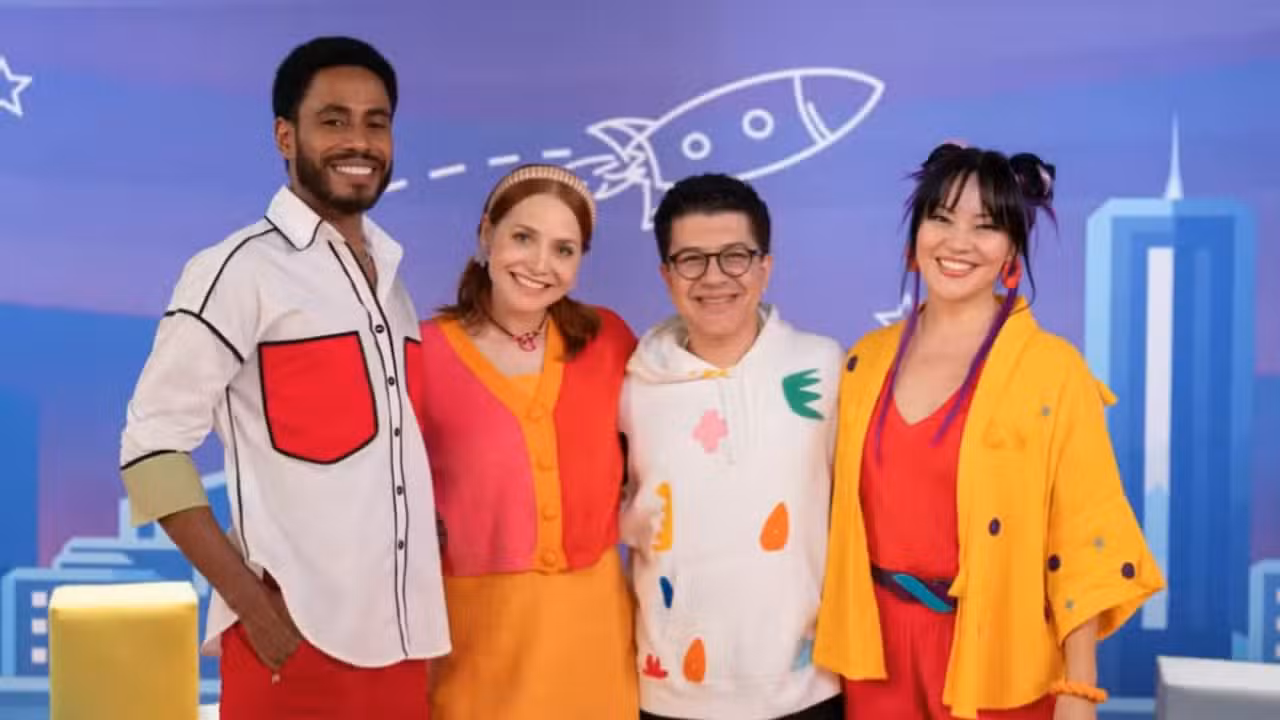 Ícaro Silva, Letícia Colin, Paulo Mathias Jr. e Geovanna Tominaga - Globo