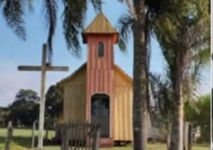Igreja centenária ficou destruída - Luis Squiba/ Defesa Civil