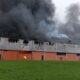 Incêndio no galpão Cremer - Divulgação/CBMS