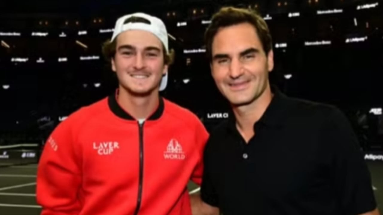João Fonseca e Roger Federer - Reprodução/Instagram