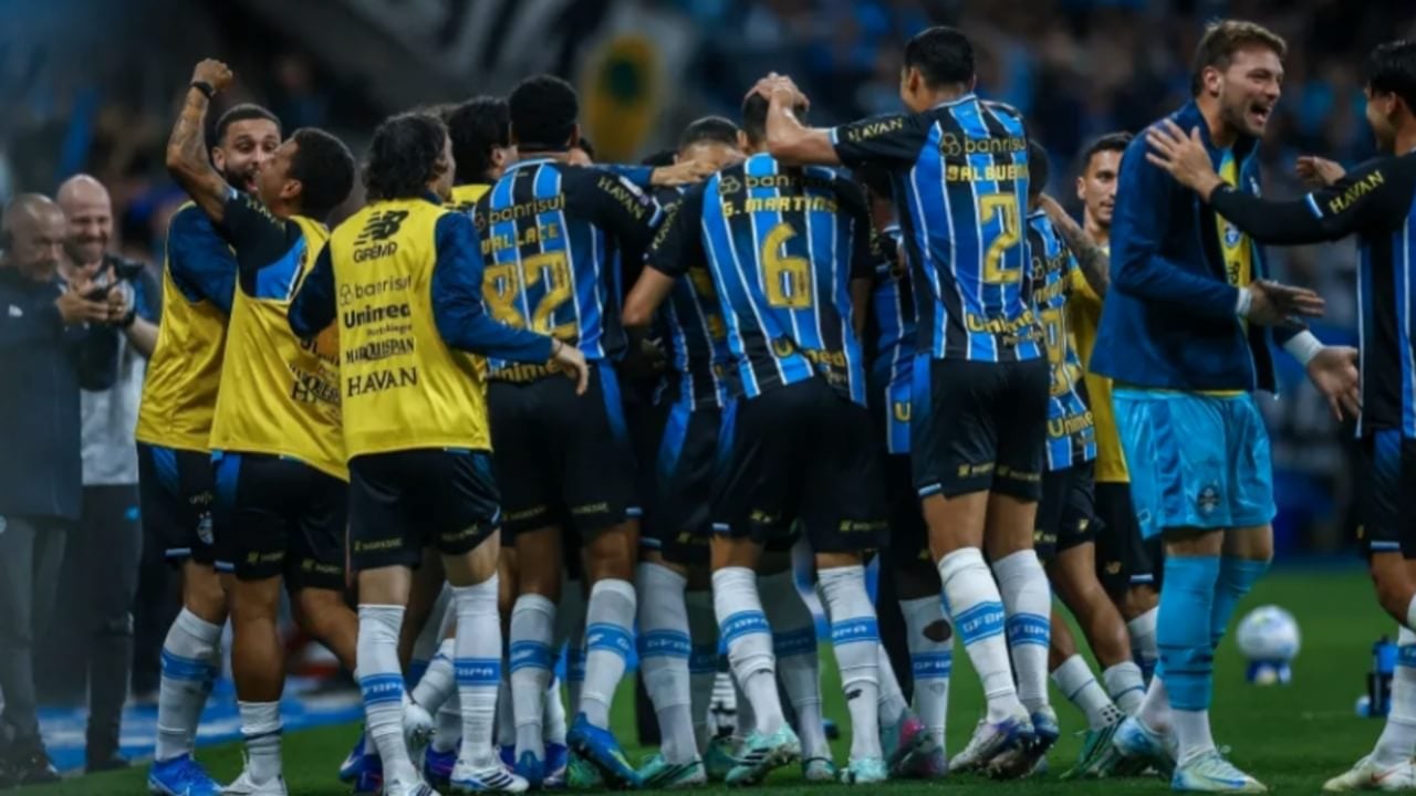 Jogadores do Grêmio - Lucas Uebel/Grêmio FBPA