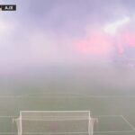 Jogo interrompido Ajax e Hajduk Split - Reprodução