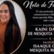 Kaini Dantas de Mesquita Rodrigues - Arquivo Pessoal