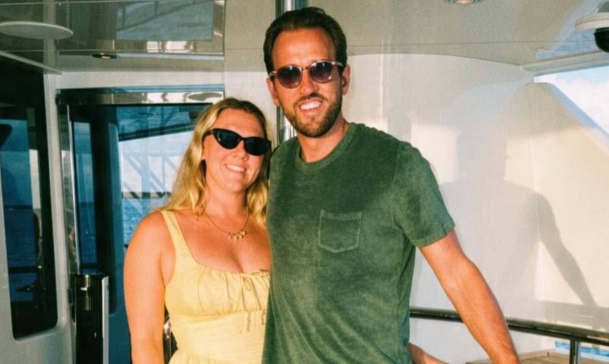Kate Goodland e Harry Kane - Reprodução/Instagram