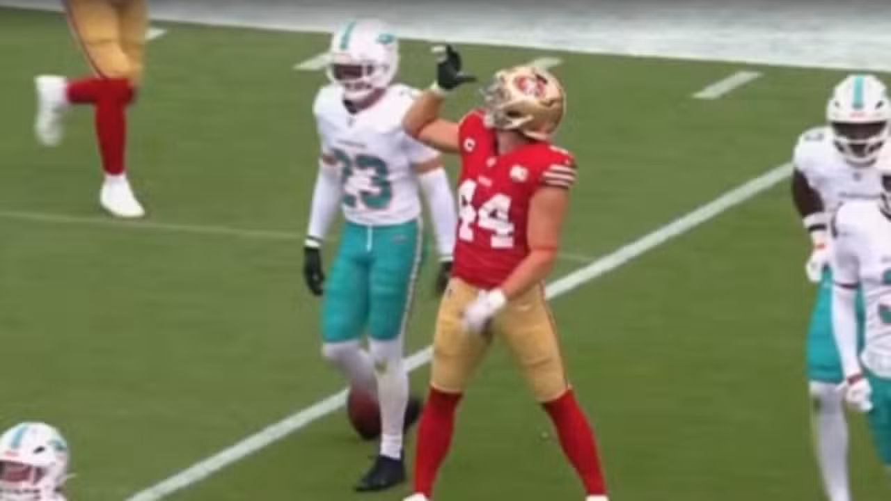 Kyle Juszczyk dos 49ers - Reprodução