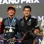 Leclerc, Kimi Antonelli e Verstappen - X/Twitter