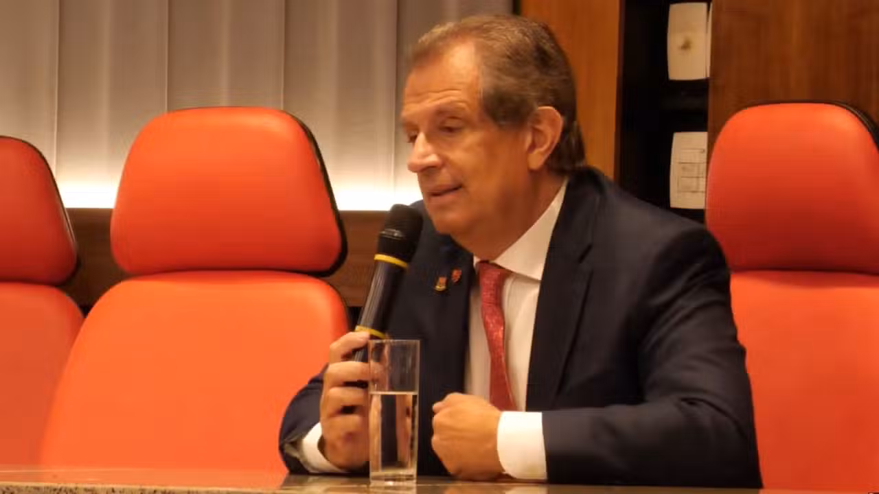 Luiz Eduardo Baptista Presidente do Flamengo - Reprodução/YouTube