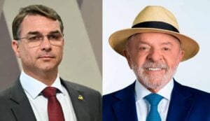 Lula e Flávio Bolsonaro - Reprodução - Arte/Agência Brasil