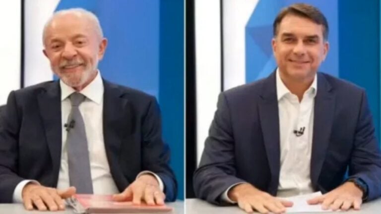 Lula (PT) e Flávio Bolsonaro (PL) disputam segundo turno acirrado - Internet