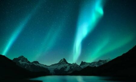 Luzes do Norte, aurora boreal - Smit/Shutterstock.com