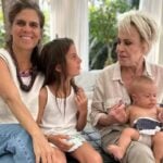Mariana Maffeis com as filhas Maria e Hima, e a mãe, Ana Maria Braga - Reprodução/Instagram