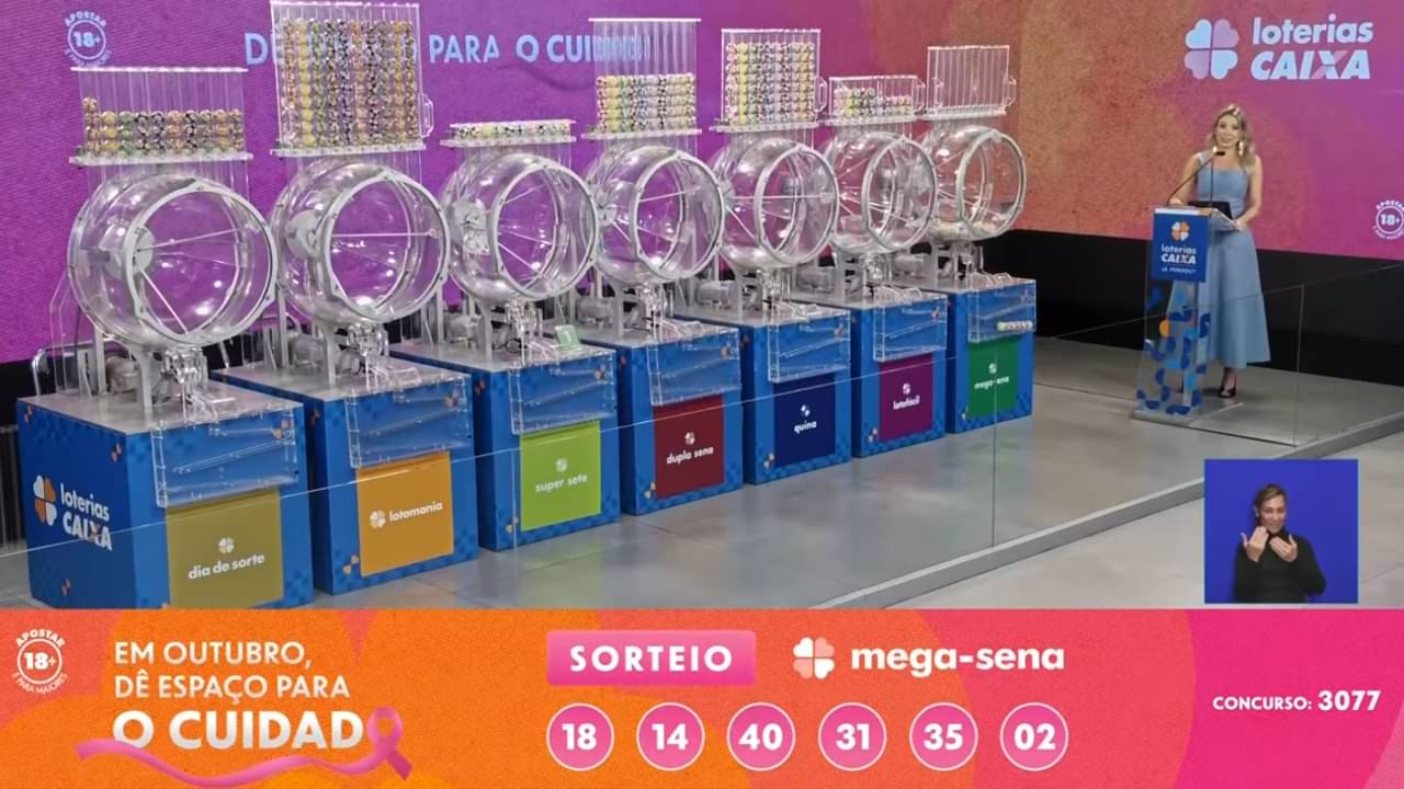 mega sena 3077 - Loterias Caixa