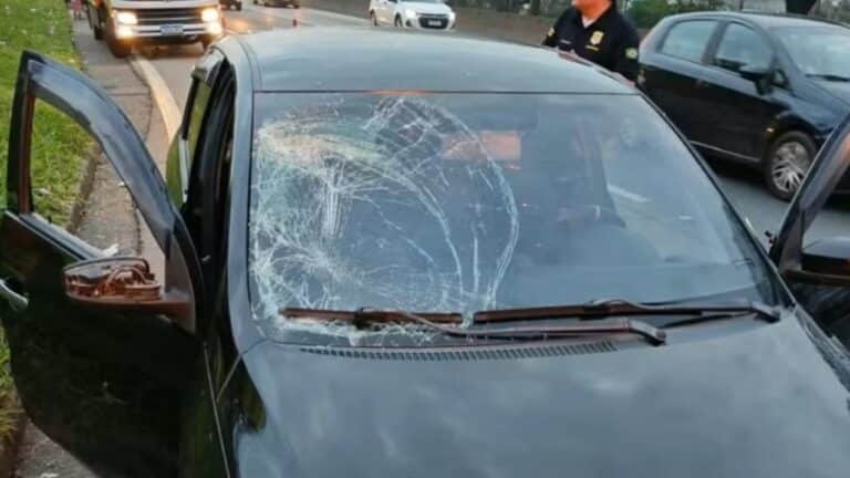 Motorista atropela três romeiros na Dutra - Divulgação/PRF