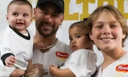 Neymar e filhos - Reprodução/Instagram
