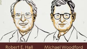 Nobel de Economia 2026 vai para Robert E. Hall e Michael Woodford - Reprodução/Nobel Prize